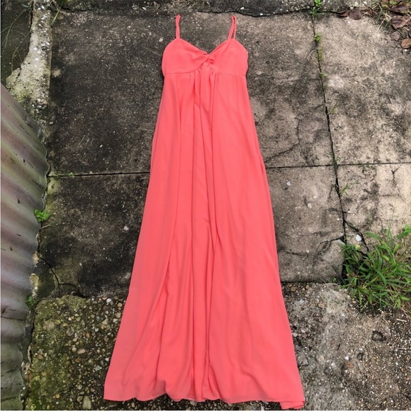 Show Me Your MUMU Magnolia Maxi Dress Salmon - Picture 7 of 8